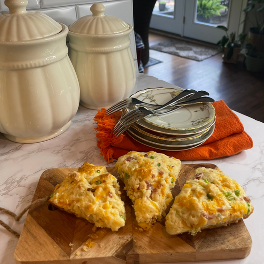 Ham and Cheese Scones