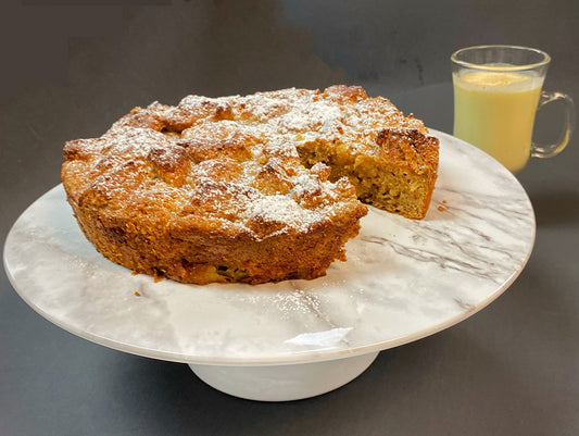 Eggnog Scone Pudding