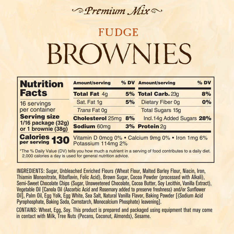 Fudge Brownie Mix