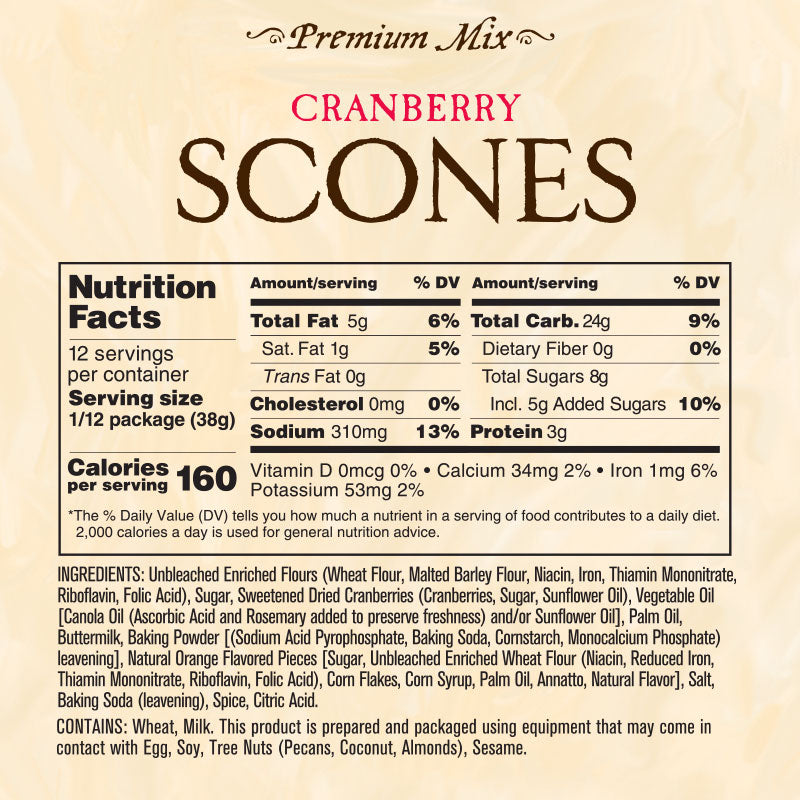 Cranberry Scone Mix