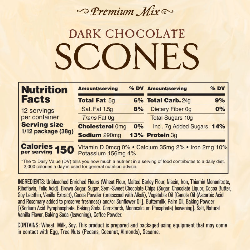 Dark Chocolate Scone Mix